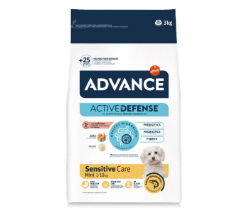 Advance Dog Mini Adult Sensitive 3кг - сьомга и ориз